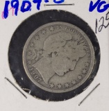 1907-O BARBER HALF DOLLAR - VG