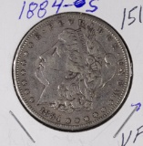 1884-S MORGAN DOLLAR - VF