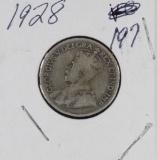 1928 - GEORGE V CANDADIAN QUARTER - G