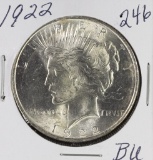 1922 - PEACE DOLLAR - BU