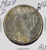 1923 - D PEACE DOLLAR - AU