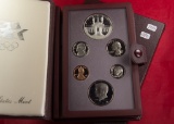 1984 - OLYMPIC PRESTIGE PROOF SET W/SILVER DOLLAR