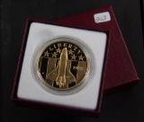 LOT OF 2 - 1988 BRONZE PROOF SPACE SHUTTLE MEDALS