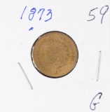 1873 - INDIAN HEAD CENT - G