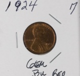 1924 - LINCOLN CENT - RED BU