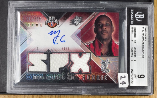 Mario  Chalmers** 2008-09 SPx Home Jersey