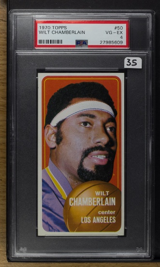 Wilt Chamberlain 1970 Topps #50 PSA-VG/EX 4