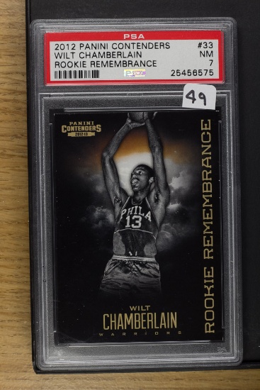 Wilt Chamberlain 2012 Panini Contenders Rookie