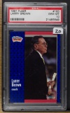 Larry Brown 1991 Fleer #183 PSA-Gem MT 10