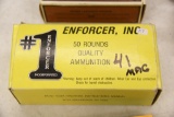 1 Box of 50, Enforcer 41 Mag 210 gr JHP