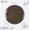 1825 - MATRON HEAD LARGE CENT - VG