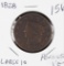 1828 - MATRON HEAD LARGE CENT - VG POROUS