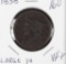 1838 - MATRON HEAD MODIFIED LARGE CENT - VF+