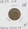 1859 CN - INDIAN HEAD CENT - F