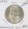 1952 - FRANKLIN HALF DOLLAR - UNC