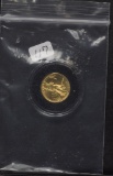 1986 1/10 OZ GOLD $5 AMERICAN EAGLE