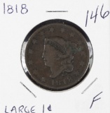 1818 - MATRON HEAD LARGE CENT - F