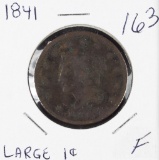 1841 - BRAIDED HAIR LARGE CENT - F