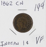 1862 CN - INDIAN HEAD CENT - VF