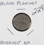 BLANK DIME PLANCHET