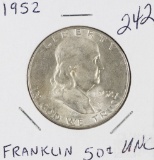 1952 - FRANKLIN HALF DOLLAR - UNC