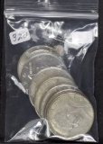 ($3.50 FACE) 1964 SILVER KENNEDY HALF DOLLARS