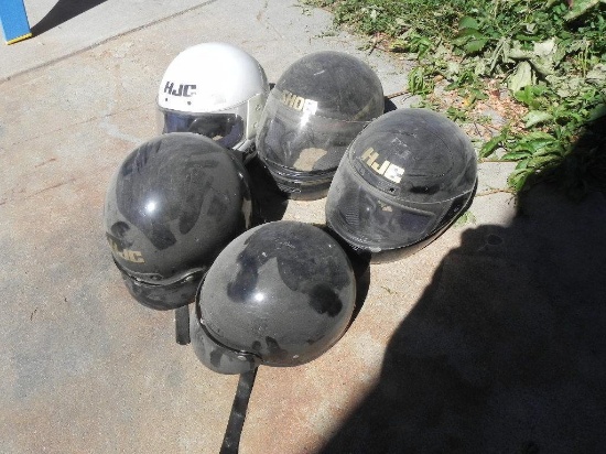 Motorcycle helmets lot