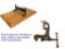 2 Items: Cast Iron Boot Scraper & Patented Nut Cracker