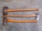 Lot of 3 Winchester Axes
