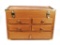 Oak 5-Drawer Case with Hinged Lid