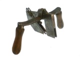 Unusual Two-Handled Router or Plane with Twin Cutters