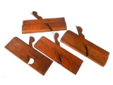 Lot of 4 Unusual Beech Molding Planes