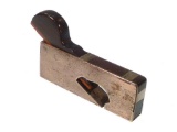 Miniature Dovetailed Steel Rebate Plane with Ebony Infill