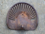 Cast Iron Walter A. Wood Tractor Seat