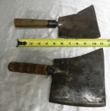 Blacksmith forged meat cleavers