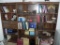 3 book shelves and contents