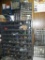 Huge hardware lot with metal nut and bolt bin