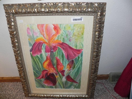 Bright Iris-Becky everitt - watercolor