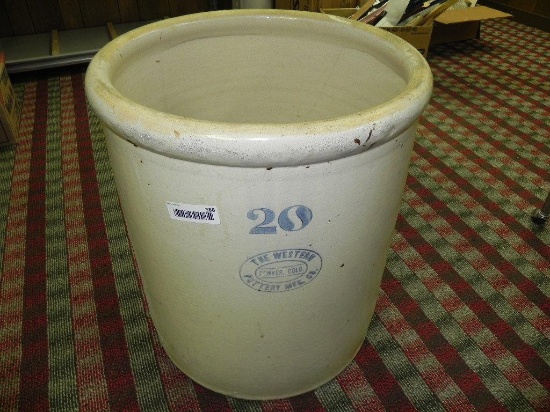 Western pottery (denver CO) 20 gallon crock