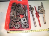 Large lot of Russel threading tools