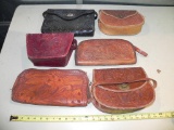 Hand made leather purses