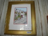 A bueatiful village in spain Becky Everitt- watercolor