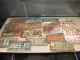 Large Colorado license plate collection