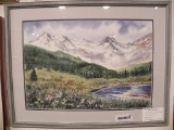 The never summer range- Becky everitt original watercolor