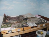 N scale train layout with Digitrax (super chief) command control