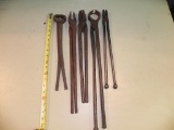 5 blacksmith tongs