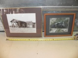 Gas station and train photographs lot