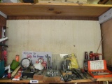 Shelf of tools lot