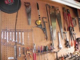 Pegboard full of tools