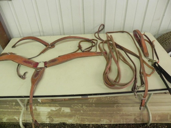 Leather horse tack